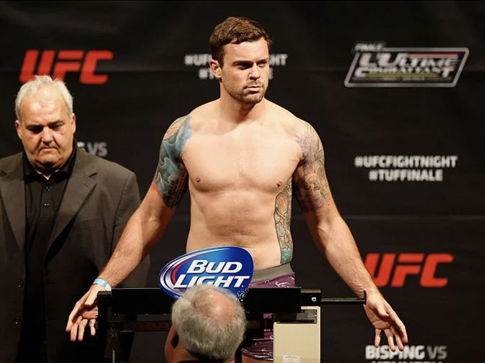 Sean O'Connell at an MMA championship event